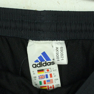 Vintage ADIDAS Sportshorts Gr. L schwarz rot mit Logo Print Shorts