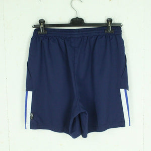Vintage ADIDAS Sportshorts Gr. M blau mit Logo Stickerei Shorts