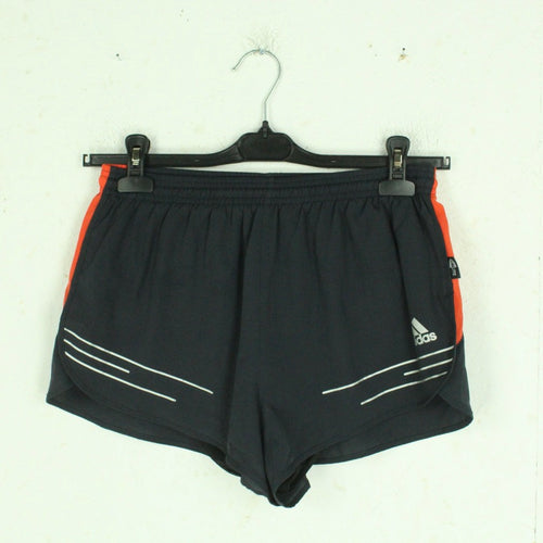 Vintage ADIDAS Sportshorts Gr. L schwarz rot mit Logo Print Shorts