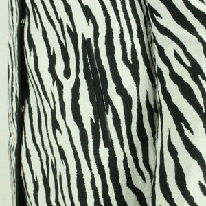Second Hand H&M Mantel Gr. 36 schwarz weiß Animalprint Übergangsmantel (*)