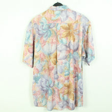 Laden Sie das Bild in den Galerie-Viewer, Vintage 90s Crazy Pattern Hemd Gr. L bunt gemustert kurzarm (*)