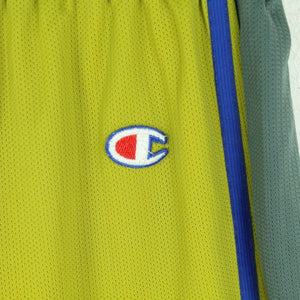 Vintage CHAMPION Sportshorts Gr. L mehrfarbig mit Logo Stickerei Shorts