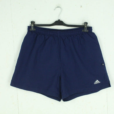 Vintage ADIDAS Sportshorts Gr. XL blau mit Logo Stickerei Shorts