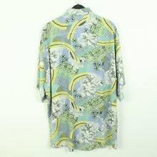 Laden Sie das Bild in den Galerie-Viewer, Vintage 90s Crazy Pattern Hemd Gr. XL bunt gemustert kurzarm (*)