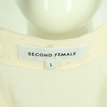 Laden Sie das Bild in den Galerie-Viewer, Second Hand SECOND FEMALE Kleid Gr. L nude silber (*)