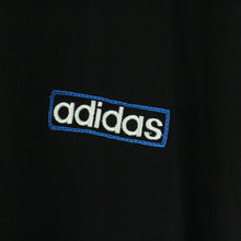 Laden Sie das Bild in den Galerie-Viewer, Vintage ADIDAS Trainingsjacke Gr. L schwarz weiß 90s Sportswear