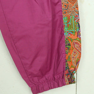 Vintage Trainingshose Gr. L pink bunt gemustert Track Pants