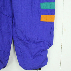 Vintage Trainingshose Gr. L blau bunt Track Pants
