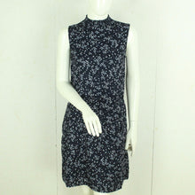 Laden Sie das Bild in den Galerie-Viewer, Second Hand OPUS Kleid Gr. 38 blau weiß gemustert (*)