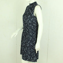 Laden Sie das Bild in den Galerie-Viewer, Second Hand OPUS Kleid Gr. 38 blau weiß gemustert (*)