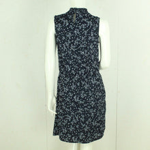 Laden Sie das Bild in den Galerie-Viewer, Second Hand OPUS Kleid Gr. 38 blau weiß gemustert (*)