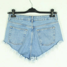 Laden Sie das Bild in den Galerie-Viewer, Second Hand TOPSHOP Jeansshorts Gr. 40 blau Denim Shorts High Waist (*)