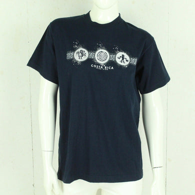 Vintage Souvenir T-Shirt Gr. M blau Costa Rica Pura Vida