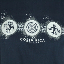 Laden Sie das Bild in den Galerie-Viewer, Vintage Souvenir T-Shirt Gr. M blau Costa Rica Pura Vida