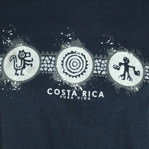 Vintage Souvenir T-Shirt Gr. M blau Costa Rica Pura Vida
