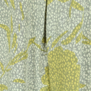 Vintage Bluse Gr. M grau mehrfarbig Crazy Pattern langarm