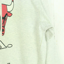 Laden Sie das Bild in den Galerie-Viewer, Vintage CHICAGO BULLS NBA Sweatshirt Gr. M grau meliert mit Print