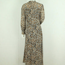 Laden Sie das Bild in den Galerie-Viewer, Second Hand DAY BIRGER ET MIKKELSEN Maxikleid Gr. 38 beige braun schwarz Animal-Print NEU (*)