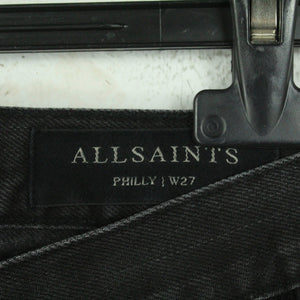 Second Hand ALL SAINTS Jeans Gr. W27 grau Mod. Philly (*)