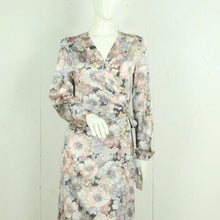 Laden Sie das Bild in den Galerie-Viewer, Second Hand DEA KUDIBAL Wickelkleid mit Seide Gr. L Seidenkleid geblümt NEU (*)
