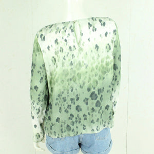 Second Hand RICH & ROYAL Bluse Gr. 40 grün weiß gemustert (*)