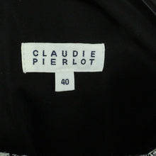Laden Sie das Bild in den Galerie-Viewer, Second Hand CLAUDIE PIERLOT Kleid Gr. 40 schwarz weiß Etuikleid (*)