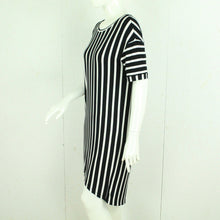 Laden Sie das Bild in den Galerie-Viewer, Second Hand SELECTED FEMME Kleid Gr. M schwarz weiß gestreift (*)