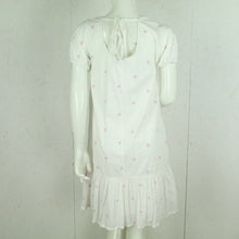 Laden Sie das Bild in den Galerie-Viewer, Second Hand VRS FASHION Kleid Gr. XS weiß rosa lila geblümt (*)
