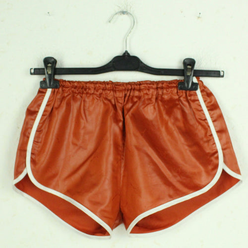 Vintage Sportshorts Shorts Gr. S orange weiß Hot Pants