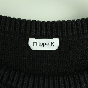 Second Hand FILIPPA K Pullover Gr. M schwarz uni Strick (*)