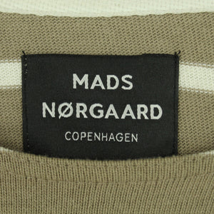 Second Hand MADS NORGAARD Sweatshirt Gr. L beige weiß Longsleeve (*)