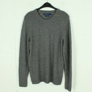 Second Hand LAFAYETTE HOMME Pullover Gr. L grau meliert Wolle Strick (*)