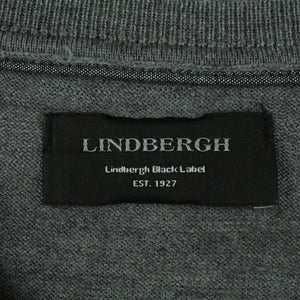 Second Hand LINDBERGH Pullover Gr. XXL grau uni Wolle Wollpullover (*)
