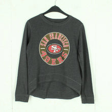 Laden Sie das Bild in den Galerie-Viewer, Second Hand TEAM APPAREL NFL Sweatshirt Gr. S grau mit Print &quot;49ers San Francisco&quot; (*)