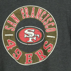 Second Hand TEAM APPAREL NFL Sweatshirt Gr. S grau mit Print "49ers San Francisco" (*)