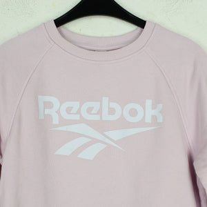 Second Hand REEBOK Sweatshirt Gr. S rosa mit Print (*)