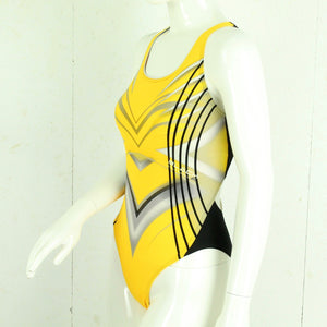 Vintage Badeanzug Gr. M mehrfarbig Crazy Pattern 80s 90s Beachwear