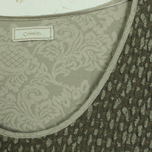 Laden Sie das Bild in den Galerie-Viewer, Second Hand CREAM Kleid Gr. XL taupe greige 3/4-Arm (*)