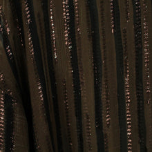 Laden Sie das Bild in den Galerie-Viewer, Second Hand BY MALENE BIRGER Midikleid Gr. 36 braun schwarz Kleid (*)