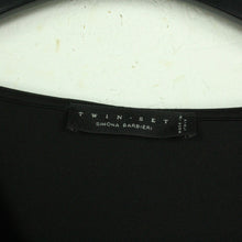 Laden Sie das Bild in den Galerie-Viewer, Second Hand TWIN SET Kleid Gr. L schwarz Wickeloptik (*)