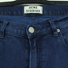 Laden Sie das Bild in den Galerie-Viewer, Second Hand ACNE STUDIOS Jeans Gr. 33/34 Mod. Ace Od Blue blau (*)