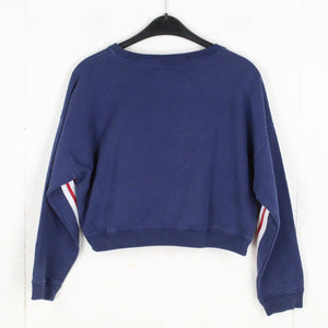 Second Hand CHAMPION Sweatshirt Gr. S blau/rot Print (*)