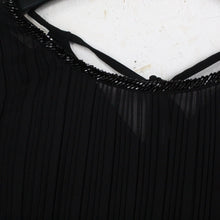 Laden Sie das Bild in den Galerie-Viewer, Second Hand BAUM UND PFERDGARTEN Kleid Gr. 38 schwarz Plissee (*)