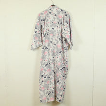Laden Sie das Bild in den Galerie-Viewer, Vintage Kimono Gr. one size weiß mehrfarbig gemustert