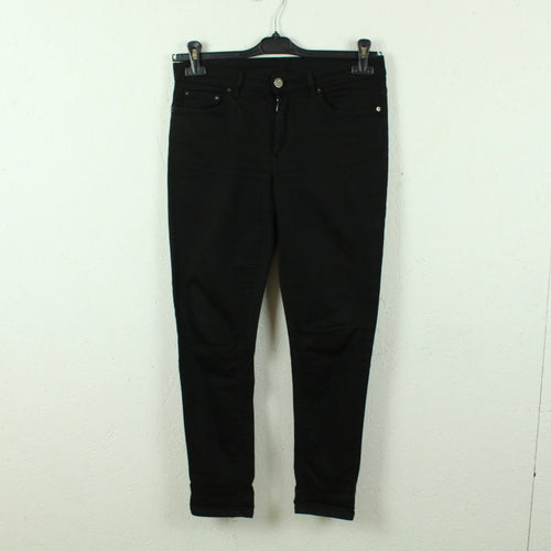 Second Hand ACNE Jeans Gr. 30/32 schwarz Mod: Skin 5 Lacey Black (*)