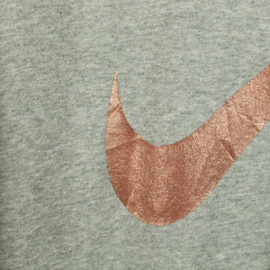 Second Hand NIKE Sweatshirt Gr. L grau mit Print (*)