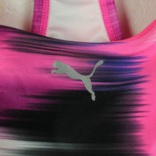 Laden Sie das Bild in den Galerie-Viewer, Second Hand PUMA Sport Bra Sport-BH Sporttop Gr. S pink schwarz (*)