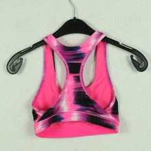 Laden Sie das Bild in den Galerie-Viewer, Second Hand PUMA Sport Bra Sport-BH Sporttop Gr. S pink schwarz (*)