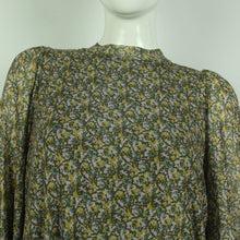 Laden Sie das Bild in den Galerie-Viewer, Second Hand NÜMPH Kleid Gr. M mehrfarbig abstrakt gemustert Midikleid (*)