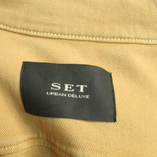 Laden Sie das Bild in den Galerie-Viewer, Second Hand SET Jeanshemd Gr. 38 hellbraun uni Hemd (*)